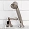 Kingston Brass Transfer Valve Set For Roman Tub Filler, Brushed Nickel KSK4308ALTR - alternate 6